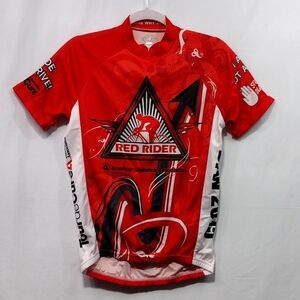 NWT Primal Cycling Jersey Men's S Full Zip Red Rider/I Ride with Diabetes